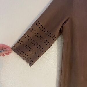 Karen Kane Soft Midi Dress - Knee Length, ¾ Sleeves - Vintage 90s Comfort